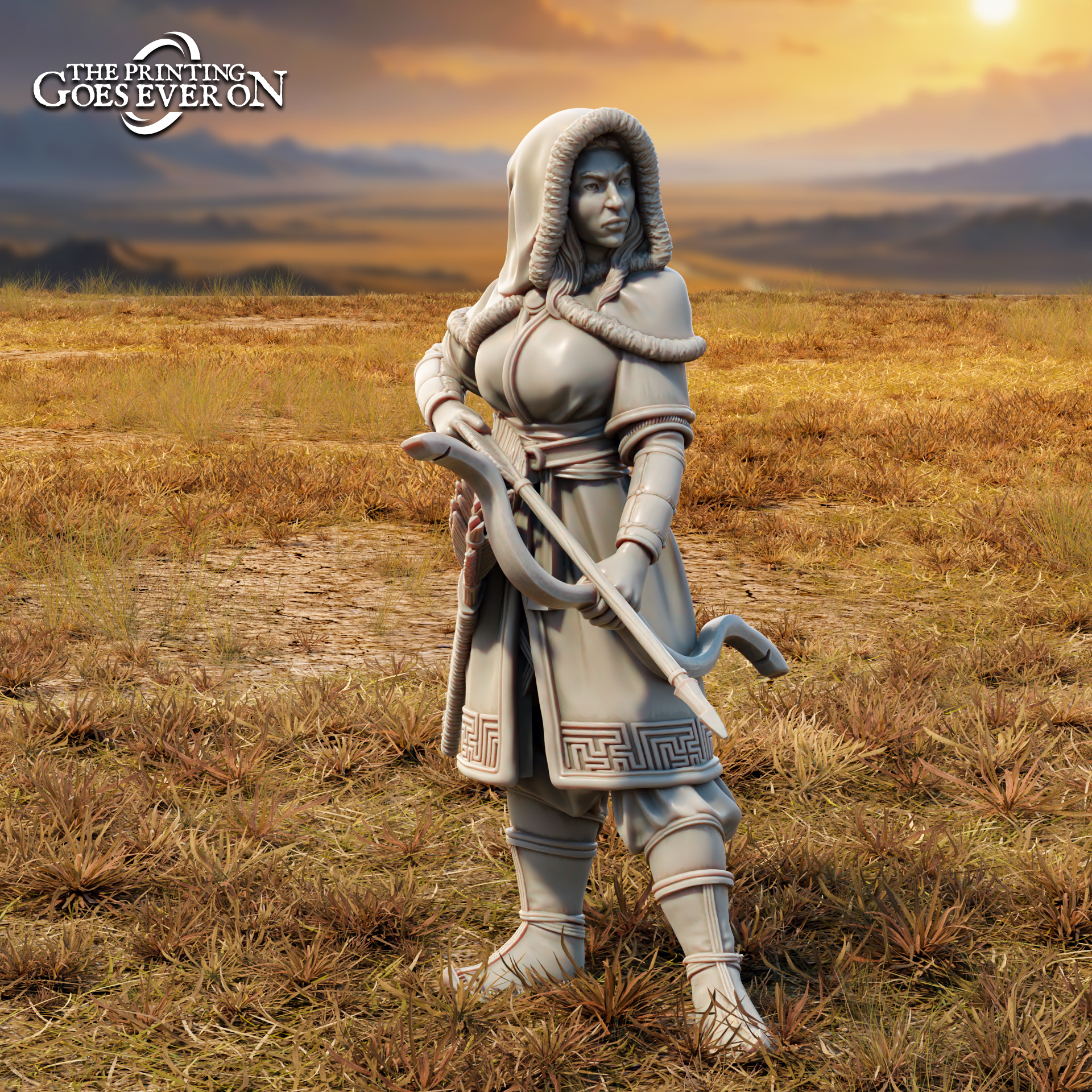 Golden Khanate Archer - A - Presupported